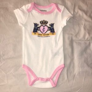Juicy couture onesie for baby girl 3/6 months